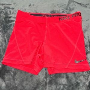 Nike Pro Shorts in Red/Black Dri-fit Size Large